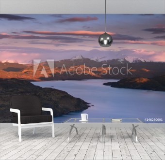 Picture of Pehoe lake Torres del Paine National Park Chile